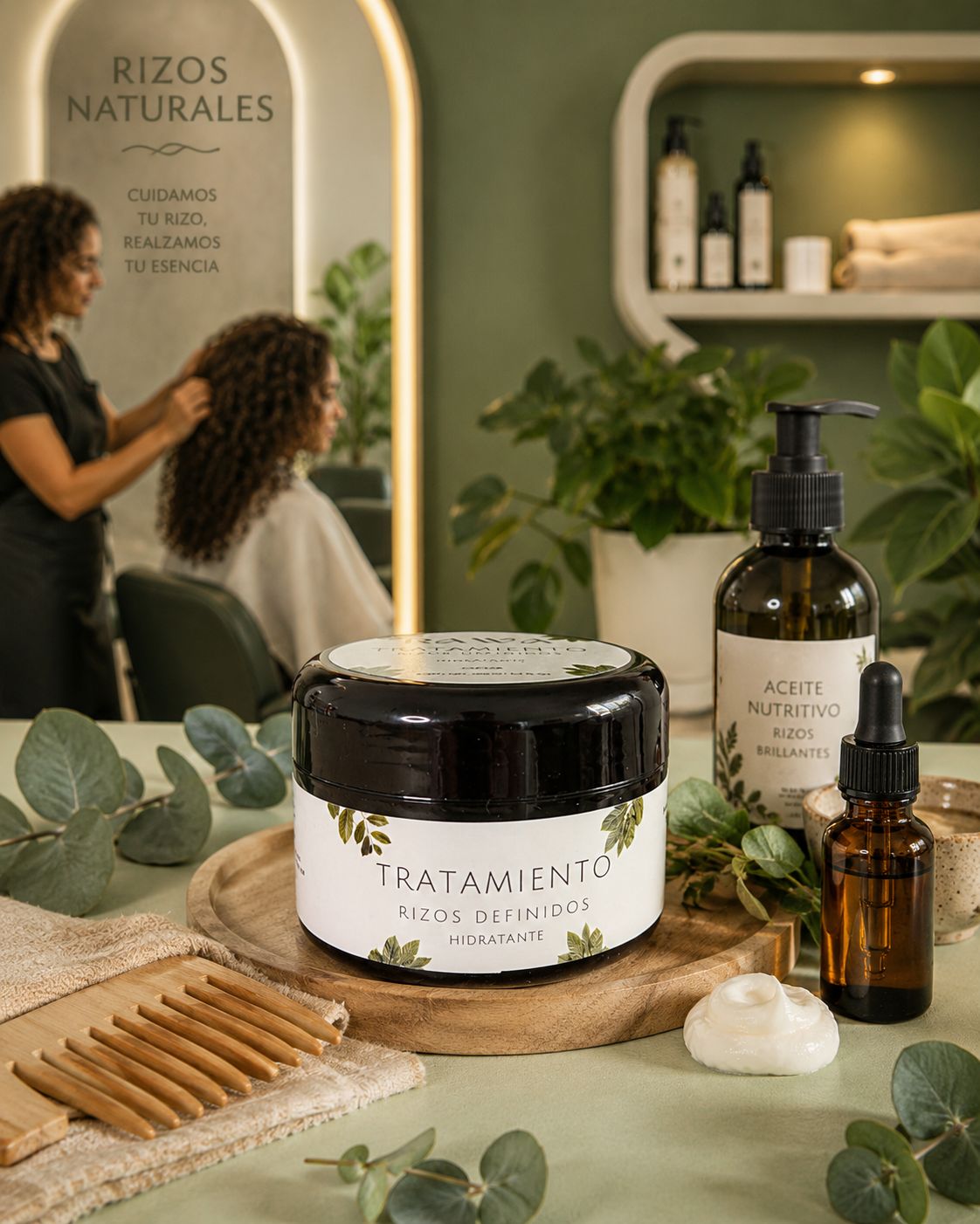 Crema para rizos