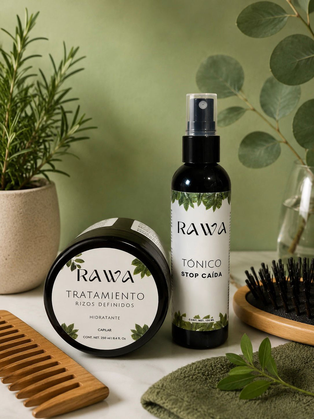 KIT DE CUIDADO Y CRECIMIENTO PARA CABELLO RIZADO